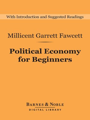 cover image of Political Economy for Beginners